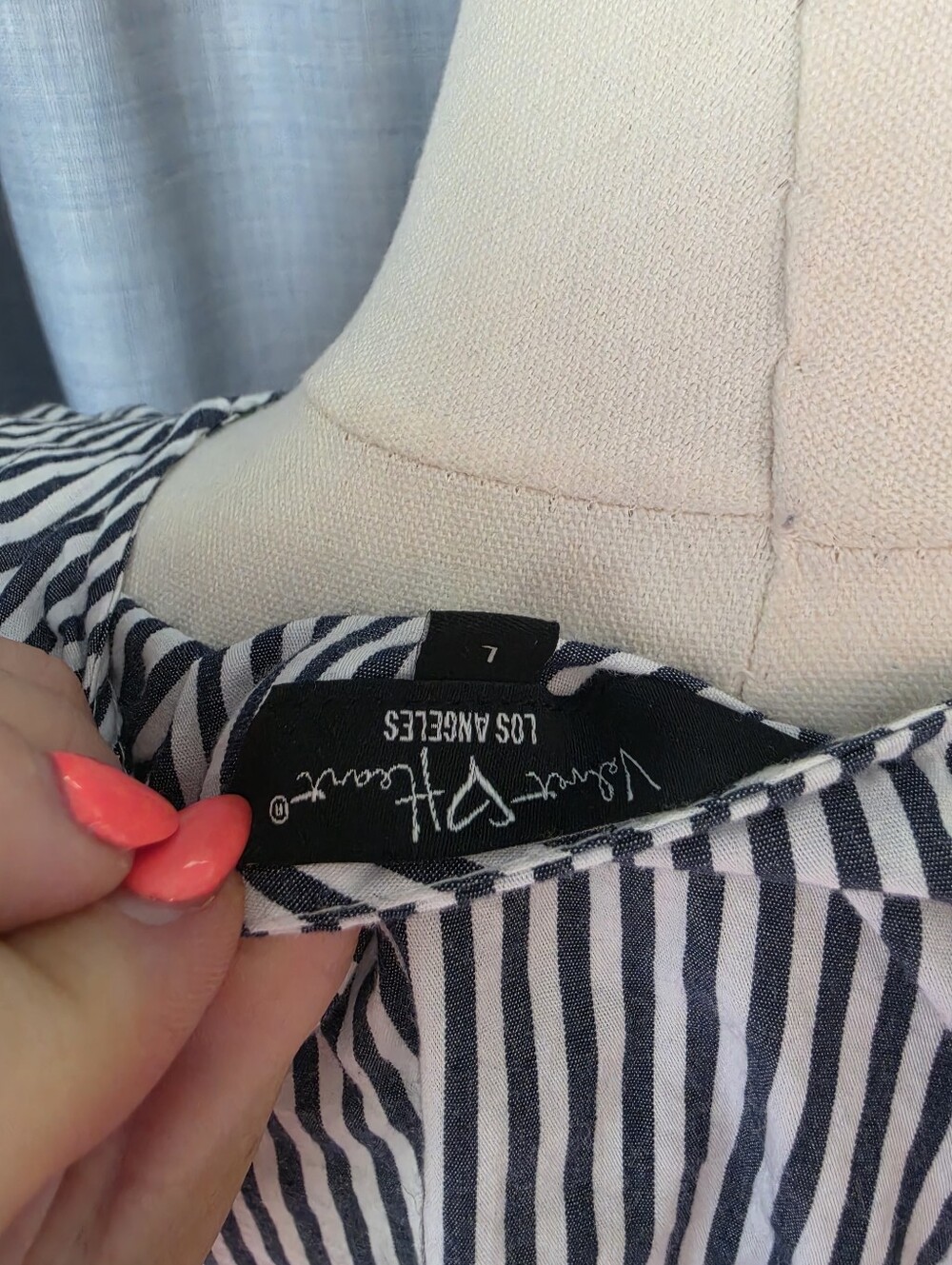 Striped Bow Top - Picture 4 of 5